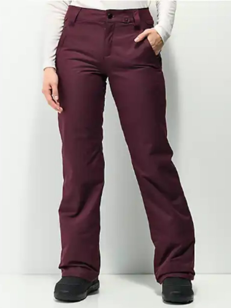 Volcom Frochickie Merlot 10k Insulated Snowboard Pants S